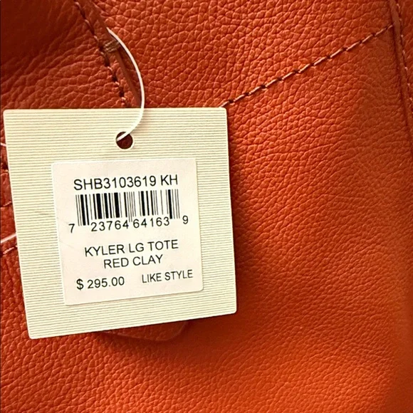 Fossil Women's Bold Orange Tote and Wallet ❤️FINAL SALE❤️ - Picture 5 of 9